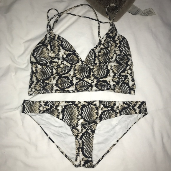 vitamin a snakeskin bikini